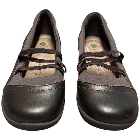 EARTH ORIGINS Leslie Women's 9.5W Leather Slip On Ballet Flats Shoes *READ* - Picture 8 of 16